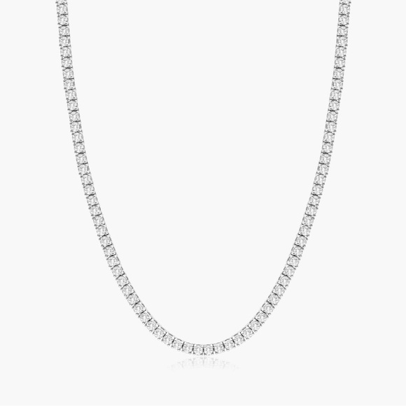 ₓ。𐐒
Cz Tennis Necklace 92.5 sterling silver - Picture 1 of 2